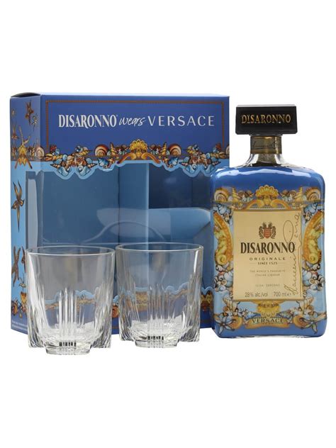 disaronno gift set versace|Amaretto Disaronno Versace Edition + 2 Glasses .